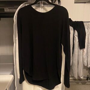 Athleta black casual sweater size L